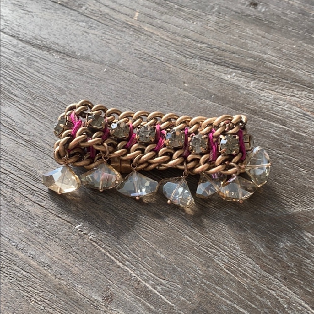 LOFT brass chain link bracelet